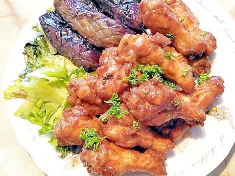 アメリカ風?手羽元のバーベキュー風チキン♪